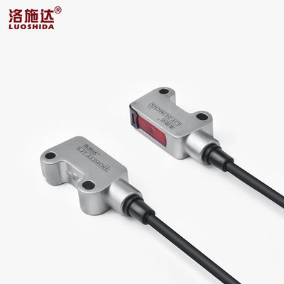 Ultra ince yayılmış fotoelektrik sensör akış montu NPN 12-24V DC IP66 2-30mm algılama mesafesi