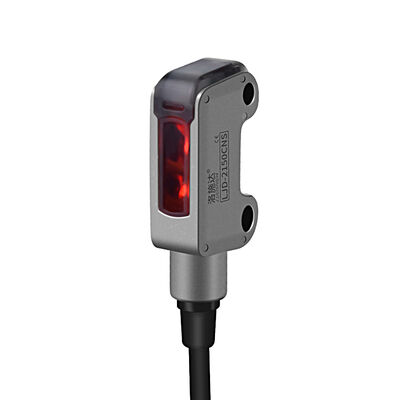 Ultra ince yayılmış fotoelektrik sensör akış montu NPN 12-24V DC IP66 2-30mm algılama mesafesi