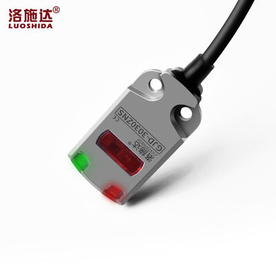 Mini Diffuse Photoelectric Sensor Ultra-Small Stable Detection Thin Size Red Light Side PNP/NPN Output